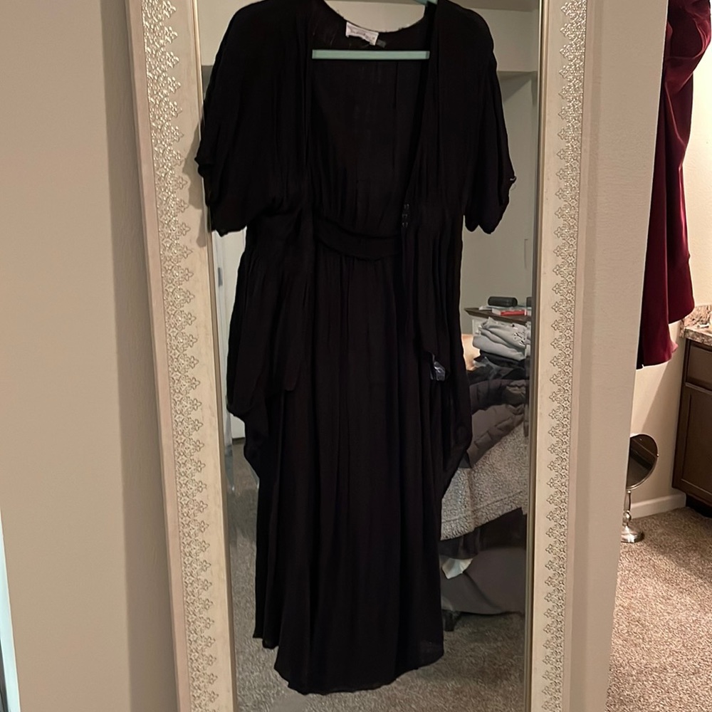Mustard seed cover up black size M